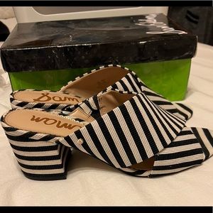 Sam Edelman Stanley Mules, size 10 in box. Barely worn.
